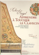 Apprendre a toucher le clavecin exercices et pieces pour débutants vol 1 + CD