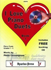 I Love Piano Duets Book 1 + CD