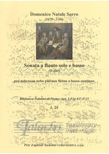 Sonata a flauto solo e basso D dur č. 25