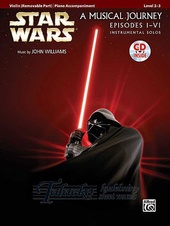 Star Wars: A Musical Journey Episodes I-VI (violin) + CD
