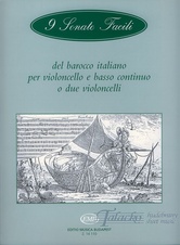 9 Sonate facili del barocco italiano per violoncello e basso continuo o due violoncelli