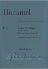 Sonate für Klavier und Viola Es-dur op.5