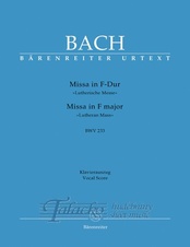 Missa in F major BWV 233 (Lutheran Mass), KV