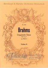 Hungarian Dances No. 5 fis-moll, No. 6 Des-dur, No. 7 F-dur WoO1 (housle 2)