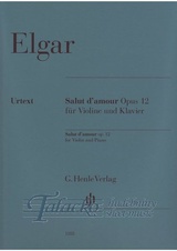 Salut d´amour op. 12 for Violin and Piano