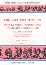 Dances from Terpsichore for four instruments volume 3