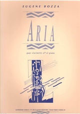 Aria pour clarinette et piano