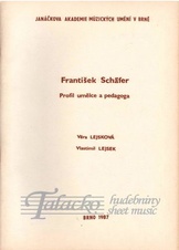 František Schäfer - Profil umělce a pedagoga