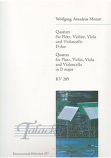 Quartet for Flute, Violin, Viola and Violoncello in D major, KV 285