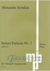 Sonata-Fantasy G sharp minor No 2, op. 19