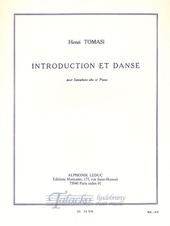 Introduction et danse pour Saxophone alto et Piano