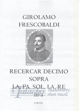 Recercar decimo sopra la, fa, sol, la, re in a