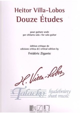 Douze études pour guitare seule