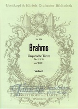 Hungarian Dances No. 1 g-moll, No. 3 F-dur, No. 10 F-dur WoO1 (housle 1)