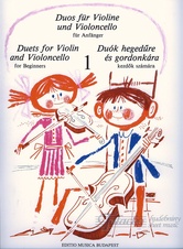 Duets for Violin and Violoncello for Beginners 1.