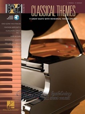 Piano Duet Play-Along Volume 40: Classical Themes (Book/Online audio)