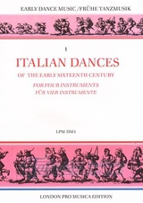 Italian Dances of the early sixteenth century for four instruments