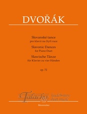 Slovanské tance pro klavír na čtyři ruce, op. 72