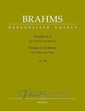 Sonata for Violin and Piano D minor op. 108