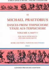 Dances from Terpsichore for four instruments volume 5