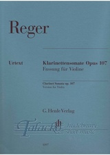 Clarinet Sonata op.107 (version for violin)