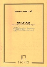 Quatuor pour hautbois, violon, violoncello et piano