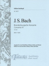 Brandenburg Concerto No. 4 in G major BWV 1049