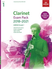 Clarinet Exam Pack 2018-2021, ABRSM Grade 1