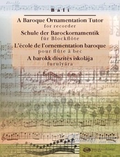 Baroque Ornamentation Tutor for Recorder