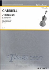7 Ricercari for Violoncello solo