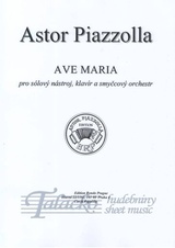 Ave Maria pro sólový nástroj, klavír a smyčcový orchestr