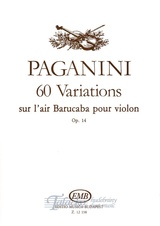 60 Variations sur l'air Barucaba pour violon op. 14