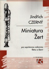 Miniatura, Žert