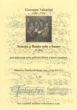 Sonata a flauto solo e basso F dur č. 21
