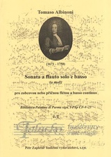 Sonata a flauto solo e basso (a moll) č. 1