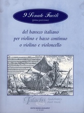 9 Sonate facili (prima posizione) del barocco italiano