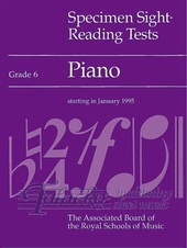Specimen Sight-Reading Tests for Piano Gr. 6