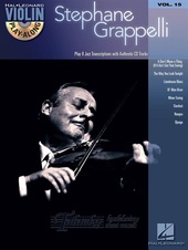 Violin Play-Along Volume 15: Stephane Grappelli (book/online audio)