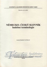 Slovník německo - české hudební terminologie