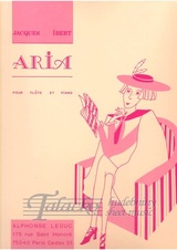 Aria pour flute et piano