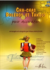 Cha-Cha Boléros et Tangos pour accordéon + CD