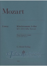 Piano Sonata A major KV 331 (300i)  (with Alla Turca)