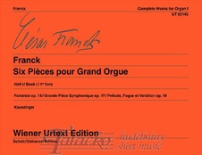 Six Pieces pour Grand Orgue 1er livre