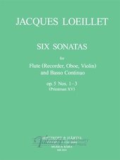 6 Sonatas Op. 5, No. 1 - 3 (Priestman XV)