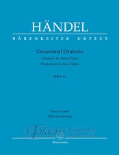 Occasional Oratorio HWV 62