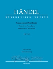 Occasional Oratorio HWV 62