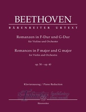 Romances in F major and G major for Violin and Orchestra op. 50, 40