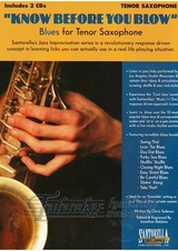 Know before you blow - Blues for Tenor Saxophone + 2CD