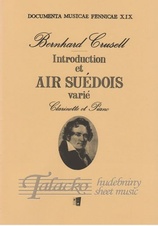 Introduction et air suédois varié op. 12