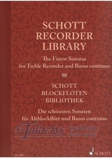 Schott Recorder Library (Finest Sonatas for Treble Recorder and Basso Continuo)